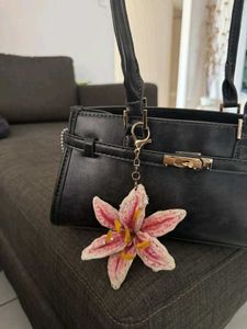 Cute Flower Keychain Charm