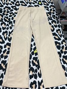 Classic Beige Wide Leg Pants