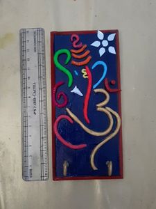 Lippan Art Ganesha 2 Key Holder