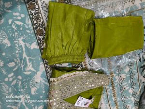 Olive Green Kurta Set