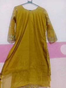 Pakistani Suit With Palazzo And Dupatta