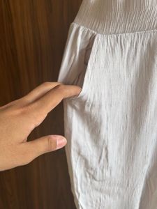 White trouser for ethnic wear and other