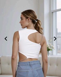 Chic Cutout Crop Tank Top