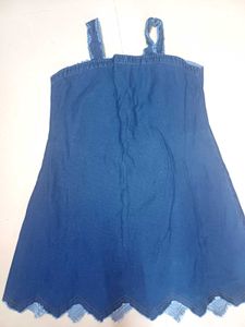 new Denim Mini Dress - Cute and Casual