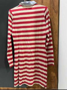 Striped Rugby Polo Dress