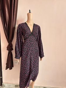 Floral Print Midi Dress