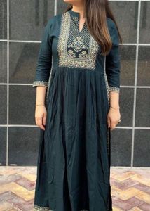 Teal  Kurta worn twice