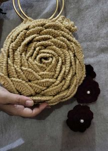Handmade Crochet Clutch Bag