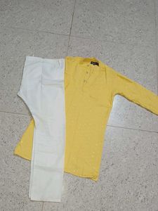 Yellow Kurta Pajama Set
