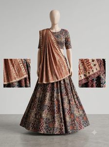 Designer Block Print Lehenga Choli Set