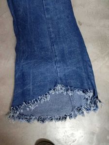 Blue Denim Bell Bottom Jeans