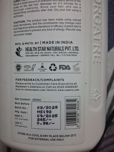 OrgaTre Hair Conditioner 250ml