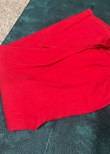 Vibrant Red Palazzo Pants