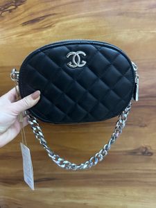 channel inspired black  shoulder / Crossbody Bag