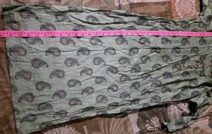 Elegant Green Printed Kurta