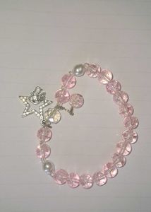 ethereal coquette bracelet rosa(single)🌸🌸✨️✨️