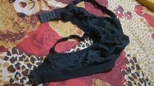 Black Comfort Bra