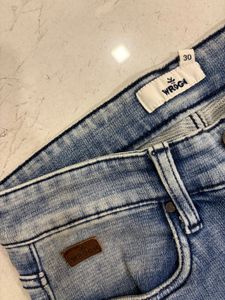 WROGN Blue Washed Denim Jeans
