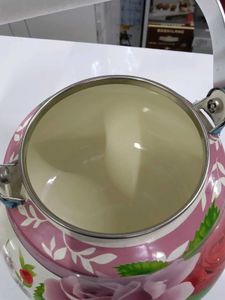 Enamel Floral Kettle