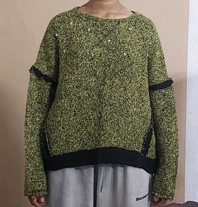 Unique Asymmetric Knit Sweater