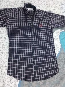 Men's Checked Button-Down Shirt