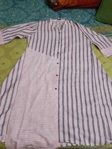 Striped Cotton Kurta