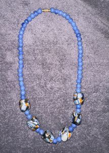 Unique Murano Glass Bead Necklace