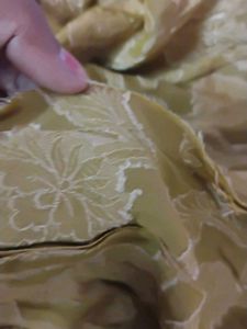 Elegant Olive Green Kurta with Floral Print