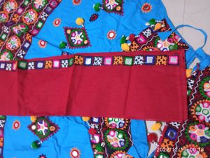 Vibrant Blue Gujarati Chaniya Choli