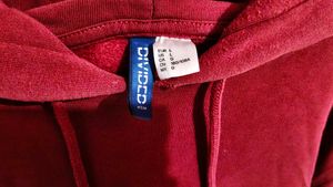 Maroon Hoodie with "NEW ANGELS" Graphic