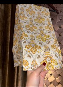 Elegant Printed Kurta Set with blazer