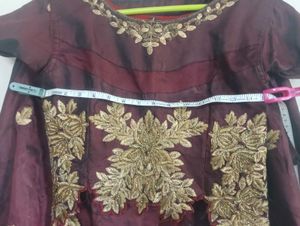 Elegant Maroon Lehenga Choli