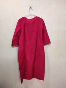 Beautiful Red Embroidered Kurta