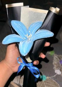 Beautiful Blue Artificial Flower Bouquet