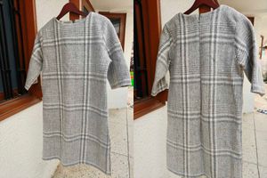 Cozy Plaid Winter Dresses Imported