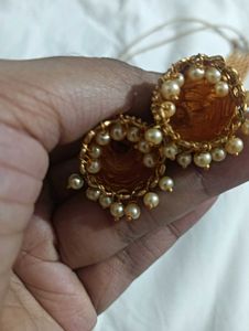 Elegant Indian Gold Necklace Set