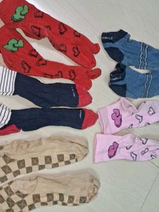 Bundle of 5 Colorful Socks