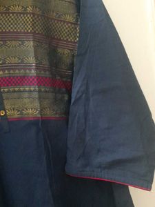 Elegant Navy Blue festive Kurta