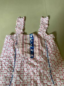 Cute Pink Patterned kurta