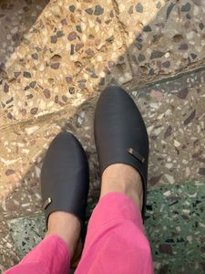 Stylish Dark Grey Slip-On Shoes