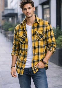 Fubs yellow men Shirt