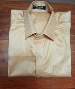 Shiny Light Yellow Medium Size Shirt