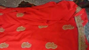 Orange Saree