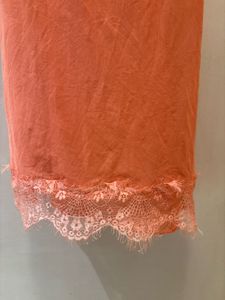 Peach Lace Trim Nightie