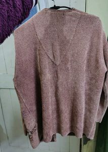 Dusty Rose Knit Cardigan 2XL