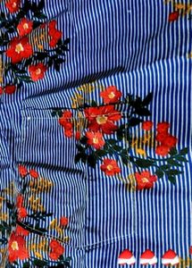 Striped Floral Epron