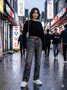 XJn Jeans Girls Y2K Panelled Denim - Acid Wash