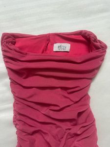 Pink Bodycon Mini Dress