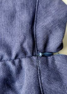 Chic Navy Blue Sleeveless Dress