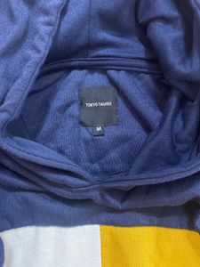 Navy Blue Hooded Sweatshirt